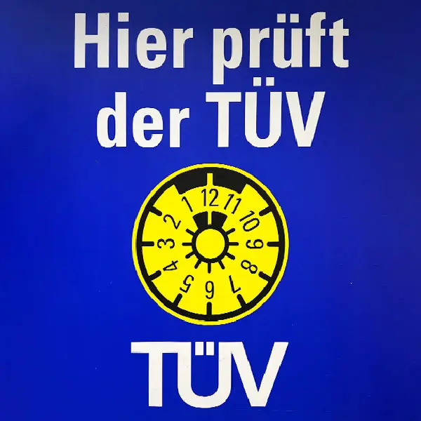 Hauptuntersuchung Plakat TÜV